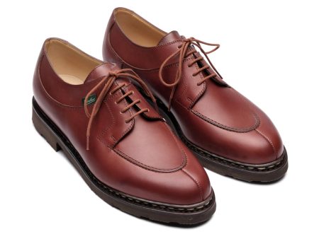 Paraboot Men s Avignon Plained Leather Oxford Shoe Sup Marron 705111 Hot on Sale