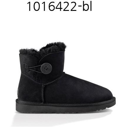 UGG Womens Mini Bailey Button Black 1016422 Cheap