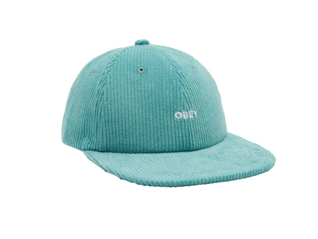 Obey Bold Cord Vi Panel Strapback Ocean 100580317 OCE Fashion