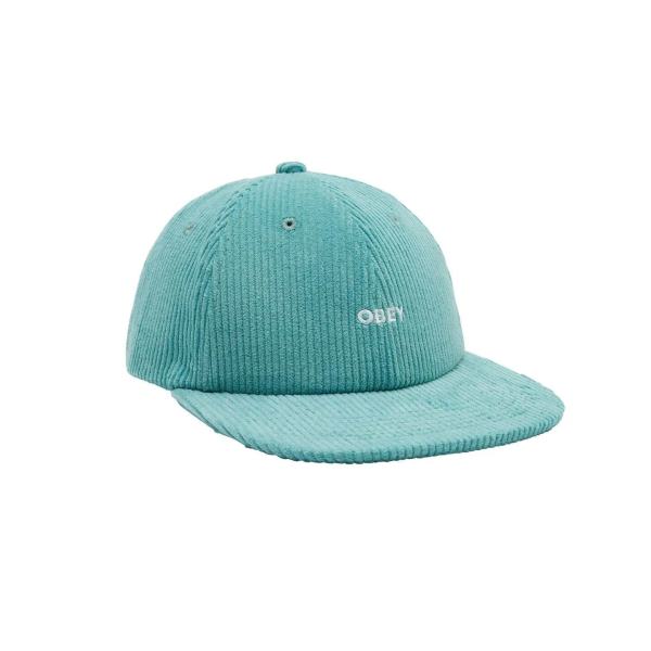 Obey Bold Cord Vi Panel Strapback Ocean 100580317 OCE Fashion