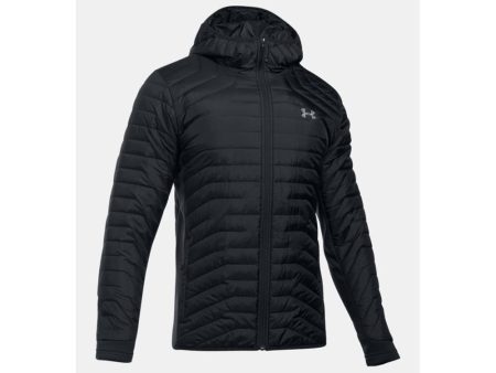 Under Armour ColdGear Reactor Hybrid Mens Jackets Black Black 1303060-001 Discount