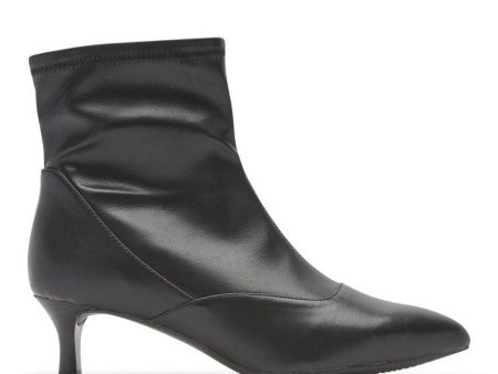 Rockport Total Motion Alaiya S Bootie Black Stretch CH6398 on Sale