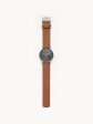 Skagen Signatur Three-Hand Brown Leather Watch Silver Black SKW6578 Online Hot Sale