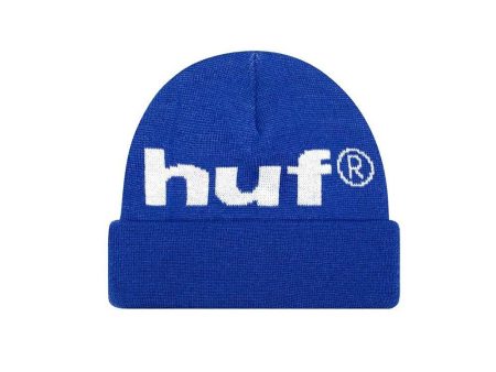 Huf 98 Logo Beanie Dynamic Cobalt BN00093 Supply