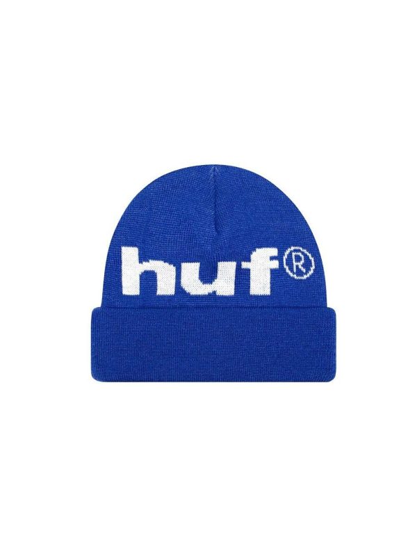 Huf 98 Logo Beanie Dynamic Cobalt BN00093 Supply