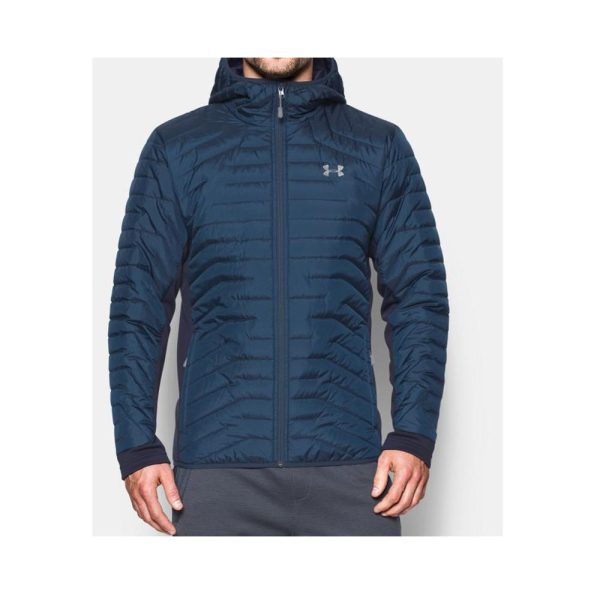 Under Armour ColdGear Reactor Hybrid Mens Jackets True Ink Midnight Navy 1303060-918 Online now