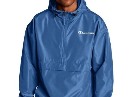 Champion Men s Packable Jacket Shield Blue V1012 549369 ASQG For Sale