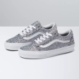 Vans Shiny Party Old Skool Silver True White VN0A5KRF8E5 Discount