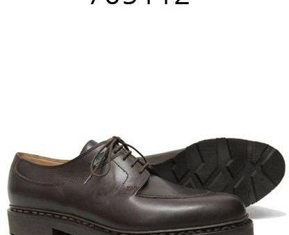 Paraboot Avignon Griff Ii Marron-Lis Cafe Derby Shoes DarkBrown 705112 on Sale