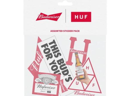 Huf Budweiser Sticker Pack Assorted AC00242 Sale