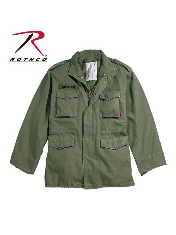 Rothco Vintage M-65 Field Jacket Olive Drab 8603 Cheap