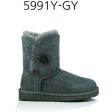 UGG YOUTH BAILEY BUTTON Grey 5991Y Sale