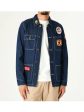 Deus Souvenir Chore Jacket Mid Indigo DMP206460 For Discount