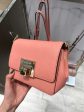 Michael Kors Women s Tina Small Clutch Leather Crossbody Bag Peach 35F7GT4C1L Online