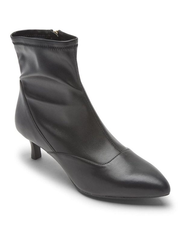 Rockport Total Motion Alaiya S Bootie Black Stretch CH6398 on Sale