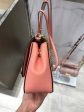 Michael Kors Women s Tina Small Clutch Leather Crossbody Bag Peach 35F7GT4C1L Online