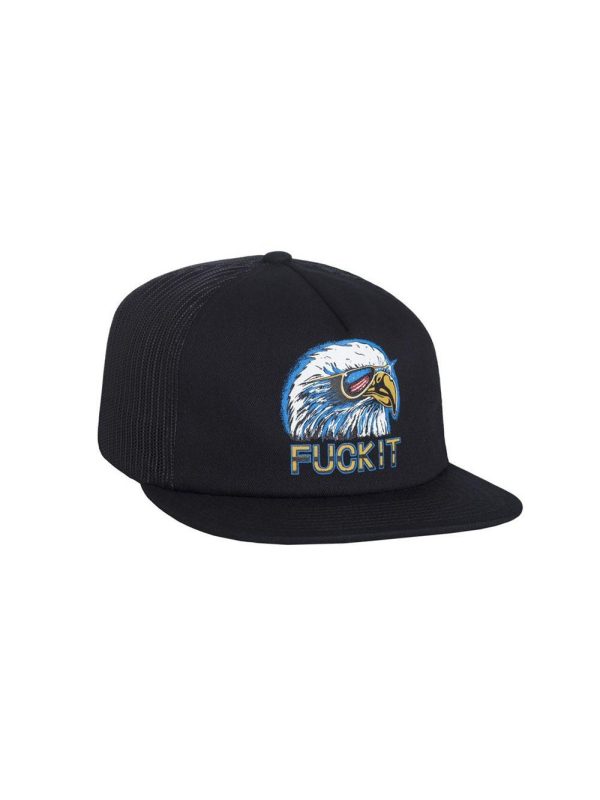 Huf Fuck It Eagle Hat Black HT75C02 For Cheap