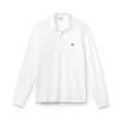 Lacoste Men s Long Sleeve Classic Pique Polo White L1312 001 For Cheap