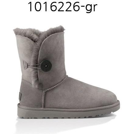 UGG Womens Bailey Button Grey 1016226 Fashion