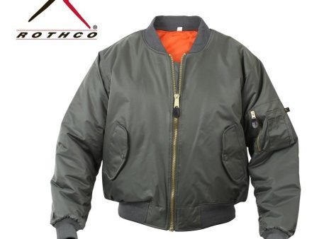 Rothco MA-1 Flight Jacket Sage Green 7323 7333 For Sale