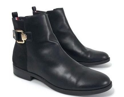 Tommy Hilfiger Women s Isabel Ankle Boots Black Discount