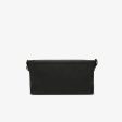 Lacoste Unisex Recycled Fiber Zipped Bag Noir Patch NU4200WE L51 Online Hot Sale