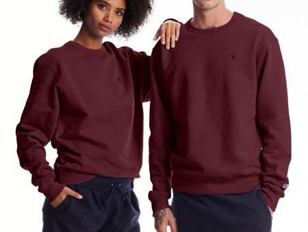 Champion Men s PowerBlend Fleece Crew Maroon S0888 407D55 029 Online Sale