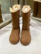 Ugg Kid s Bailey Button Triplet Boots Chestnut 1962Y K For Discount