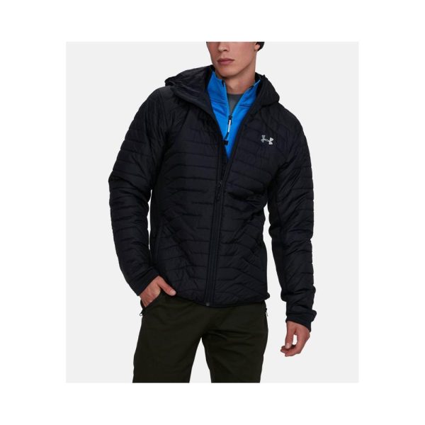 Under Armour ColdGear Reactor Hybrid Mens Jackets Black Black 1303060-001 Discount