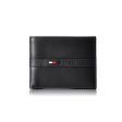 Tommy Hilfiger Men s Ranger Leather Passcase Wallet Black 31TL22X062 Online Sale