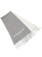 Coach Women s Double Faced Muffler Scarf Light Grey Chalk F56209 Discount