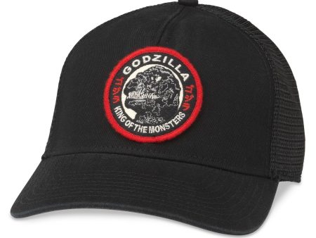 American Needle Godzilla Valin Cap Black 42960A-GODZILLA For Sale