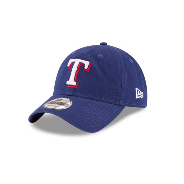 New Era Texas Rangers Core Classic 9Twenty Adjustable Blue 11591491 Online Hot Sale