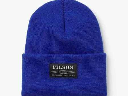 Filson Ballard Acrylic Watch Cap Beanie Blue 20202029 Hot on Sale