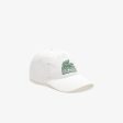 Lacoste Unisex Crocodile Patch Branded Cap White RK6846 70V Online