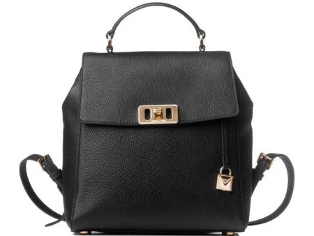 Michael Kors Women s Karson Medium Backpack Black 35S9GKRB6L on Sale