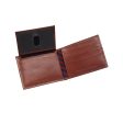 Tommy Hilfiger Men s Ranger Leather Passcase Wallet Tan 31TL22X062 Supply