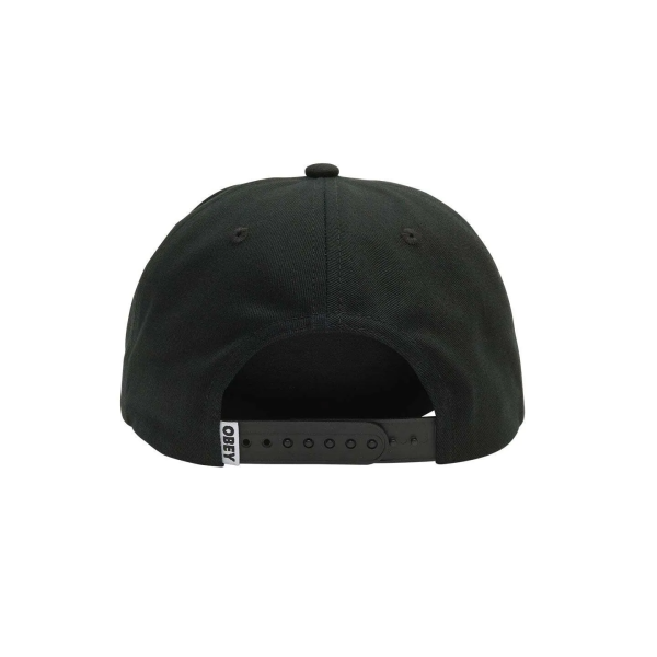 Obey Bubble 5 Panel Snapback Black 100490107 BLK Online