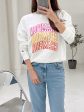 Champion Women s Fleece Pullover Crewneck Sweatshirt White GF535 58600A 100 Online Hot Sale