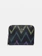 Coach Women s Small Zip Around Wallet With Geo Chevron Print Sv Midnight Multi F56270 SVF23 on Sale