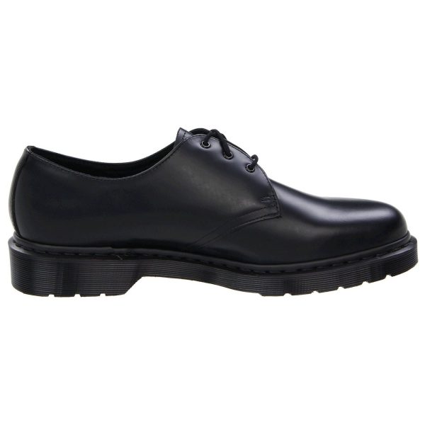 1461 3-Eyelet Mono Smooth Leather Unisex Shoes - UK 6 - US 8 Women   7 Men - EU 39 Hot on Sale