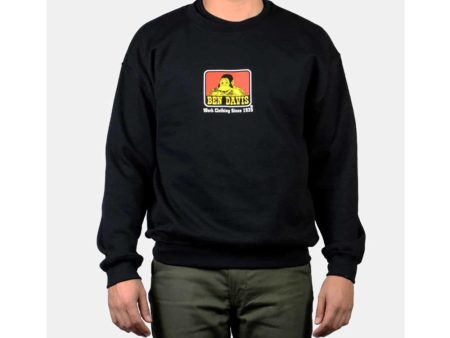 Ben Davis Crew Sweatshirt Black 9035 For Cheap