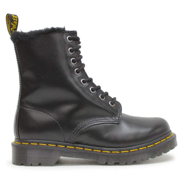 Dr. Martens 1460 Serena Black leather Boot Black - UK 4 - US 6 Women   5 Men - EU 37 For Cheap