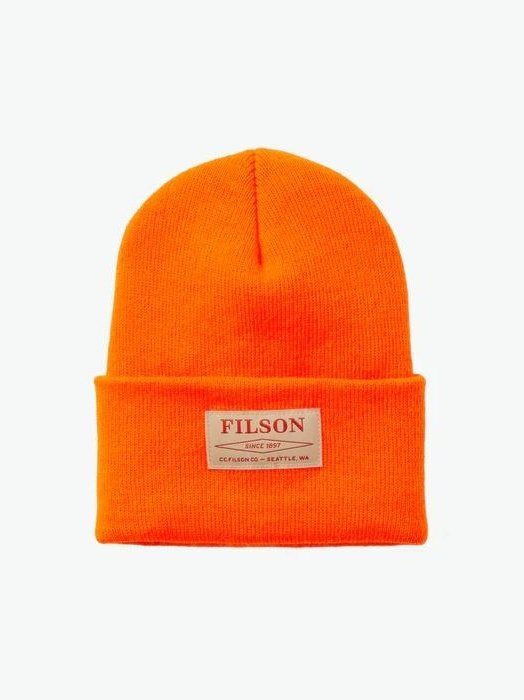 Filson Ballard Acrylic Watch Cap Beanie Blaze Orange 20202029 Hot on Sale