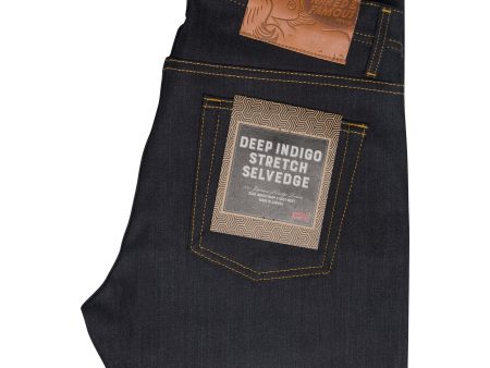 Naked and Famous Men s Weird Guy Deep Indigo Stretch Selvedge 019513 Online Hot Sale