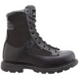 8 Inch Side Zip Trooper Waterproof Leather Men s Boots - UK 10 - US 11 Men - EU 44 on Sale