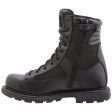 8 Inch Side Zip Trooper Waterproof Leather Men s Boots - UK 10 - US 11 Men - EU 44 on Sale